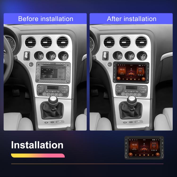 For Alfa Romeo 159 7 inch Horizontal Screen Carplay Car Navigation Center Control Integrated Machine, 2+64G, 4+64G For Alfa Romeo 159 7 inch Horizontal Screen Carplay Car Navigation Center Control Integrated Machine, 2+64G, 4+64G